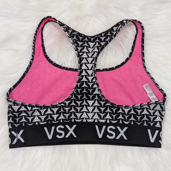VSX Victoria's Secret logo Racer Back Sports Bra in Size Large - Picture 2 of 3